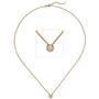 Collier Kette mit Anh�nger 585 Gold Rotgold 1 Diamant Brillant 0,25 ct. 45 cm