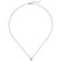 Collier Kette mit Anh�nger 585 Gold Wei�gold 1 Diamant Brillant 0,25 ct. 45 cm
