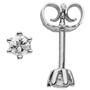Ohrstecker 585 Gold Wei�gold 2 Diamanten Brillanten 0,24 ct. Ohrringe 