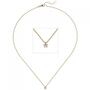 Collier Kette mit Anh�nger 585 Gelbgold Diamant Brillant 0,15 ct. 45 cm