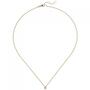 Collier Kette mit Anh�nger 585 Gelbgold Diamant Brillant 0,15 ct. 45 cm