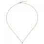 Collier-Kette mit Anh�nger 585 Gelbgold 1 Diamant Brillant 0,25 ct. 45 cm