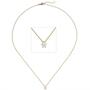 Collier Kette mit Anh�nger 585 Gelbgold 1 Diamant Brillant 0,50 ct., 45 cm