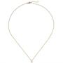Collier Kette mit Anh�nger 585 Gelbgold 1 Diamant Brillant 0,50 ct., 45 cm