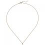 Collier Kette mit Anh�nger 585 Rotgold 1 Diamant Brillant 0,25 ct., 45 cm