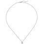 Collier Kette mit Anh�nger 585 Gold Wei�gold 1 Diamant Brillant 1,0 ct. 45 cm