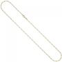 Figarokette 585 Gelbgold diamantiert 1,7 mm 50 cm Halskette Goldkette