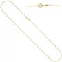 Haferkornkette 585 Gelbgold 1,2 mm 50 cm Kette Halskette Goldkette