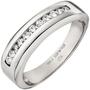 Damen Ring Edelstahl 11 Zirkonia Edelstahlring (Gr��e: 52) 