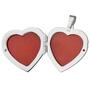 Medaillon Herz zum �ffnen f�r 2 Fotos 925 Sterling Silber Herzanh�nger