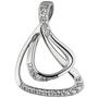 Anh�nger 925 Sterling Silber 20 Zirkonia Silberanh�nger 