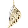 Schmuck-Set Fl�gel Engelsfl�gel 333 Gold Gelbgold bicolor mit Kette 42 cm