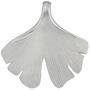Anh�nger Ginko Ginkgo 925 Sterling Silber matt mit Kette 50 cm