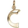 Anh�nger Buchstabe C 375 Gold Gelbgold Buchstabenanh�nger 
