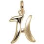 Anh�nger Buchstabe H 375 Gold Gelbgold Buchstabenanh�nger 