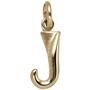 Anh�nger Buchstabe J 375 Gold Gelbgold Buchstabenanh�nger 