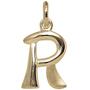 Anh�nger Buchstabe R 375 Gold Gelbgold Buchstabenanh�nger 