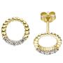 Ohrstecker 333 Gold Gelbgold 10 Zirkonia Ohrringe Goldohrringe 