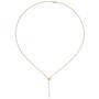 Collier 750 Gelbgold 1 Diamant Brillant 45 cm