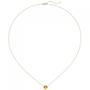 Collier 750 Gold Gelbgold 1 Citrin orange 45 cm