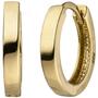 Creolen 585 Gelbgold mit Klappmechanik Ohrringe Goldohrringe 