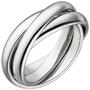 Damen Ring verschlungen 3 Ringen 925 Sterling Silber (Gr��e: 54) 