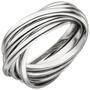 Damen Ring verschlungen 925 Sterling Silber (Gr��e: 56) 
