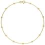 Fu�kettchen Fu�kette 333 Gold Gelbgold 25 cm Goldkette Karabiner 