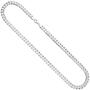Panzerkette 925 Sterling Silber 55 cm Kette Halskette Silberkette Karabiner 