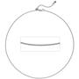 Ankerkette 925 Silber 1 Zirkonia 45 cm Kette Halskette verk�rzbar 