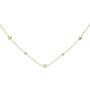 Collier Herz Kugel 925 Sterling Silber gold vergoldet 45 cm Federring 