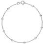 Fu�kettchen Fu�kette mit Kugeln 925 Sterling Silber 25 cm 