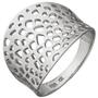 Damen Ring 17,5 mm breit 925 Sterling Silber (Gr��e: 52) 