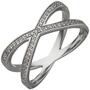 Damen Ring 925 Sterling Silber 49 Zirkonia (Gr��e: 54) 