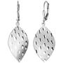 Ohrh�nger 925 Sterling Silber mattiert Ohrringe Boutons Silberohrringe 
