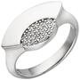 Damen Ring 925 Sterling Silber 25 Zirkonia 10,2 m breit (Gre: 58) 