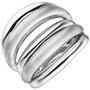 Damen Ring mehrreihig 925 Sterling Silber (Gr��e: 60)