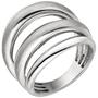 Damen Ring mehrreihig 925 Sterling Silber (Gr��e: 60)