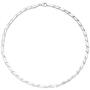 Collier Halskette 925 Silber 210 Zirkonia 45 cm Kette 