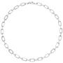Collier Halskette 925 Sterling Silber 154 Zirkonia 45 cm Kette Silberkette 
