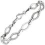 Armband 925 Sterling Silber 48 Zirkonia 19 cm Silberarmband 