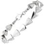 Armband 925 Sterling Silber 42 Zirkonia 19 cm Silberarmband 