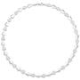 Collier Halskette 925 Sterling Silber geh�mmert 45 cm Kette Silberkette 