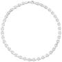 Collier Halskette 925 Sterling Silber geh�mmert 45 cm Silberkette 