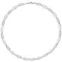Collier Halskette 925 Sterling Silber geh�mmert 45 cm 