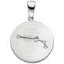 Anh�nger Sternzeichen Widder 925 Sterling Silber matt 4 Zirkonia 