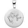 Anh�nger Sternzeichen Sch�tze 925 Sterling Silber matt 15 Zirkonia 