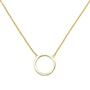 Collier Halskette 585 Gold Gelbgold 7 Diamanten Brillanten 44 cm Kette 