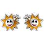 Kinder Ohrstecker Sonne 925 Sterling Silber Ohrringe Silberohrringe 