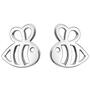 Kinder Ohrstecker Biene 925 Sterling Silber Ohrringe Kinderohrringe 